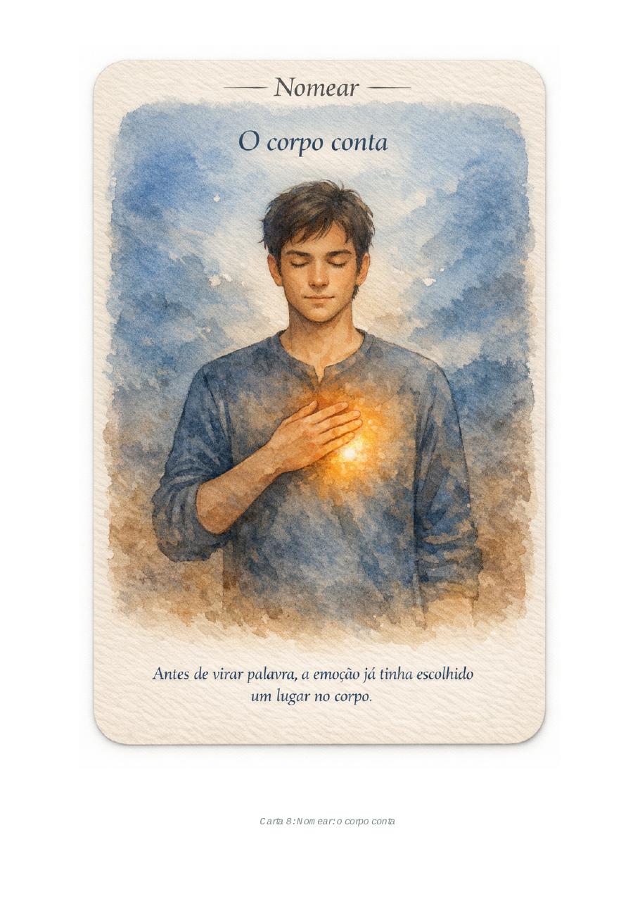 O corpo conta