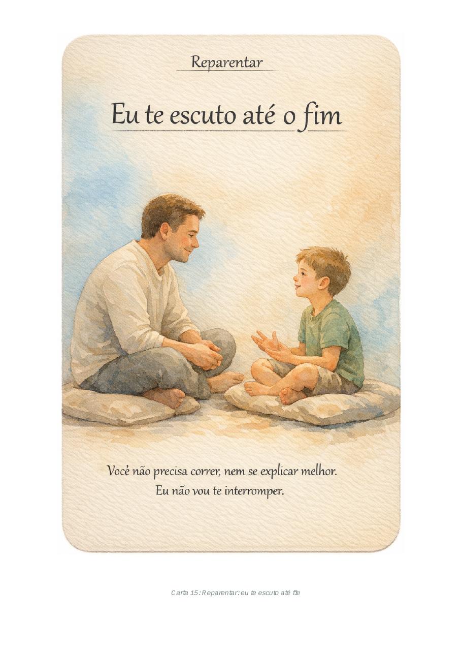 Eu te escuto até o fim