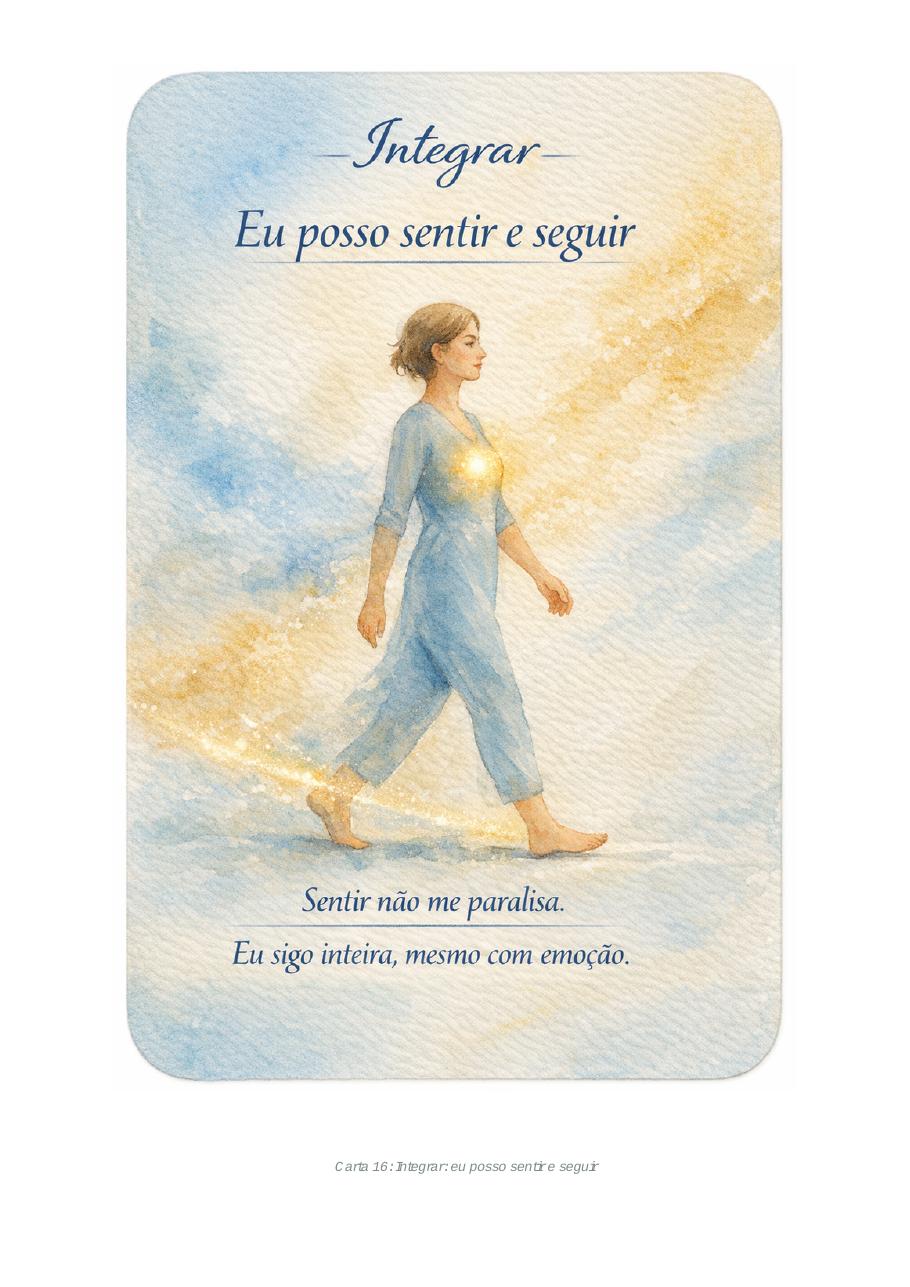 Eu posso sentir e seguir